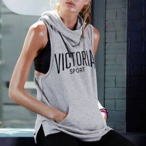 NWOT VSX Victoria's Secret Sport Sleeveless Pullover Hoodie Size XS
